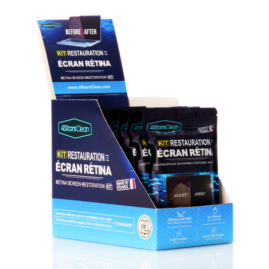 4StarsClean PACK x10 Kits Staingate Cleaner MacBook Screen Retina
